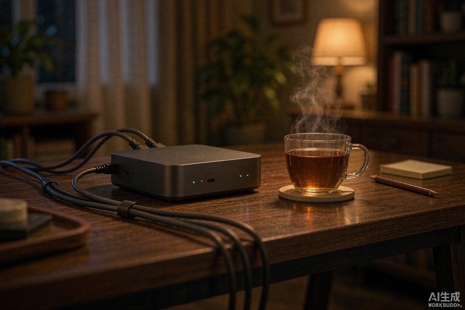 深夜的机房角落
